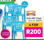 Sunny Kids ABC Chair-For 4