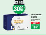 Lifestyle Health Prostate Support 412823-60 Vegecapsules