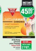 ArthrAway Chronic Joint Therapy Value Pack 107211-180 Tablets Per Pack