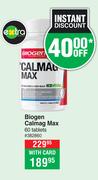 Biogen Calmag Max 382860-60 Tablets