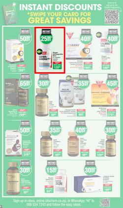 Dis-Chem : Savings Galore (14 March - 07 April 2024), page 6
