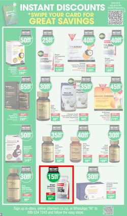 Dis-Chem : Savings Galore (14 March - 07 April 2024), page 6