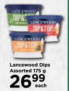 Lancewood Dips Assorted-175g Each