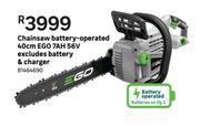 EGO 7Ah 56V Excludes Battery & Charger 40cm Battery Operated Chainsaw