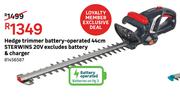 Sterwins 20V Excludes Battery & Charger 44cm Battery Operated Hedge Trimmer