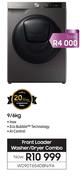 Samsung 9/6Kg Front Loader Washer/Dryer Combo WD90T654DBN/FA
