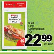 Spar Large Sandwich Bags-50s Per Pack