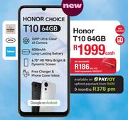 Honor T10 64GB Smartphone With Dual Sim (Network Not Locked)