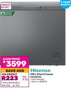 Hisense 198Ltr Chest Freezer H24CFS