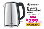 Eiger 1.7Ltr Animo Stainless Steel Kettle 837180