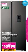 Hisense 508Ltr Side-By-Side Freezer Fridge With Water Dispenser H60SIT-WD