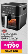 Genesis 2-In-1 Fry n' Grill/Air Fryer With Electric Frying Pan 850032361