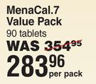 Mena Cal.7 Value Pack 90 Tablets-Per Pack