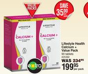 Lifestyle Health Calcium+ Value Pack 90 Tablets-Per Pack