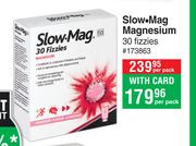 Slow Mag Magnesium 30 Fizzies-Per Pack