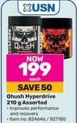 USN Qhush Hyperdrive Assorted-210g Each