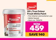 Plascon 20L True Colour Fresh White Paint