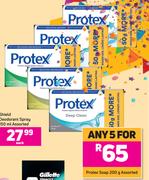 Protex Soap Assorted-For 5 x 200g