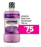 Listerine Total Care Mouthwash-750ml Each