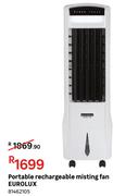 Eurolux Portable Rechargeable Misting Fan 81462105