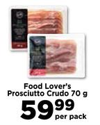Food Lover's Prosciutto Crudo-70g Per Pack