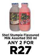 Steri Stumpie Flavoured Milk Assorted-For Any 2 x 350ml