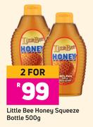 Little Bee Honey Squeeze Bottle-For 2 x 500g