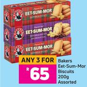 Bakers Eet-Sum-Mor Biscuits Assorted-For Any 3 x 200g