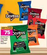 Doritos Corn Chips 145g Or Bugles 100g Assorted-For Any 5