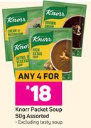Knorr Packet Soup Assorted-For Any 4 x 50g