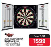 Aluminium Cabinet Dart Board Set-Per Set