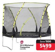 Plum 10 Ft Whirlwind Trampoline-Each