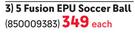 5 Fusion EPU Soccer Ball 850009383-Each