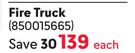 Fire Truck 850015665-Each