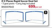 E-Jet 2-Pieces Rapid Soccer Goal Set 85007640-Per Set