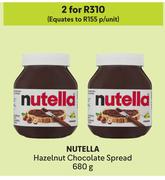 Nutella Hazelnut Chocolate Spread-For 2 x 680g