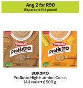 Bokomo Pro Nutro High Nutrition Cereal (All Variants)-For 2 x 500g