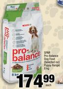 Spar Pro Balance Dog Food (Selected Incl.Puppy Range)-8Kg Each