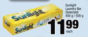 Sunlight Laundry Bar (Selected)-400g/500g Each
