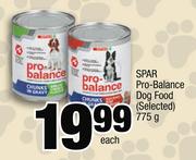 Spar Pro Balance Dog Food (Selected)-775g Each