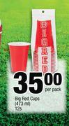 Big Red Cups(473ml)-12s Per Pack