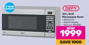 Defy 34Ltr Grill Microwave Oven