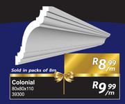 Colonial Cornice 80 x 80 x 110 39300-Per m