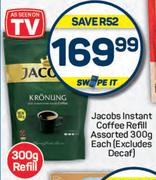 Jacobs Instant Coffee Refill Assorted-300g