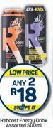 Reboost Energy Drink Assorted-Any 2 x 500ml