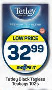 Tetley Black Teabags Teabags-102s