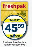 Freshpak Pure Rooibos Tagless Teabags-80s