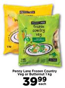 Penny Lane Frozen Country Veg Or Butternut-1Kg Each