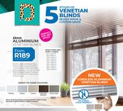 25mm Aluminium Venetian Blinds 600 x 1000mm 
