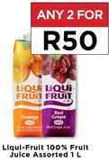Liqui-Fruit 100% Fruit Juice Assorted-For Any 2 x 1Ltr